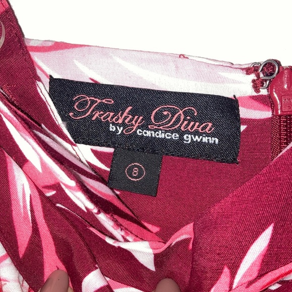 Trashy Diva Red Ruched Wrap Sundress - Picture 2 of 9